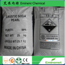 99% Caustic Soda Pearls Sodium Hydroxide